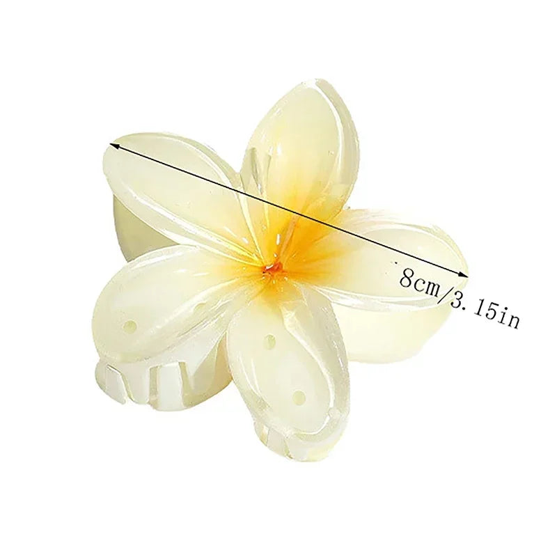 NewFlower Shape Hair Claw Clips for Women Girls Barrette Crab Claw Clip Ponytail Hairpins Bath Beach Headwear Hair Accessories