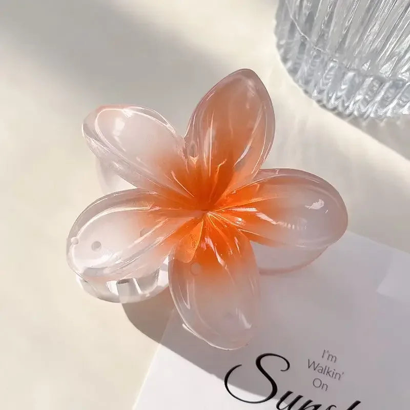 NewFlower Shape Hair Claw Clips for Women Girls Barrette Crab Claw Clip Ponytail Hairpins Bath Beach Headwear Hair Accessories