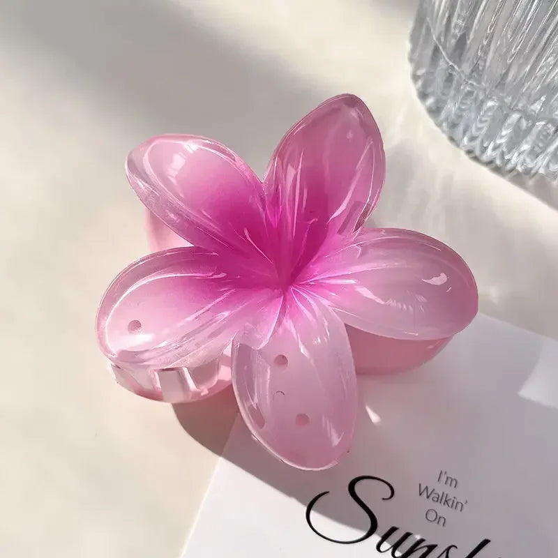 NewFlower Shape Hair Claw Clips for Women Girls Barrette Crab Claw Clip Ponytail Hairpins Bath Beach Headwear Hair Accessories