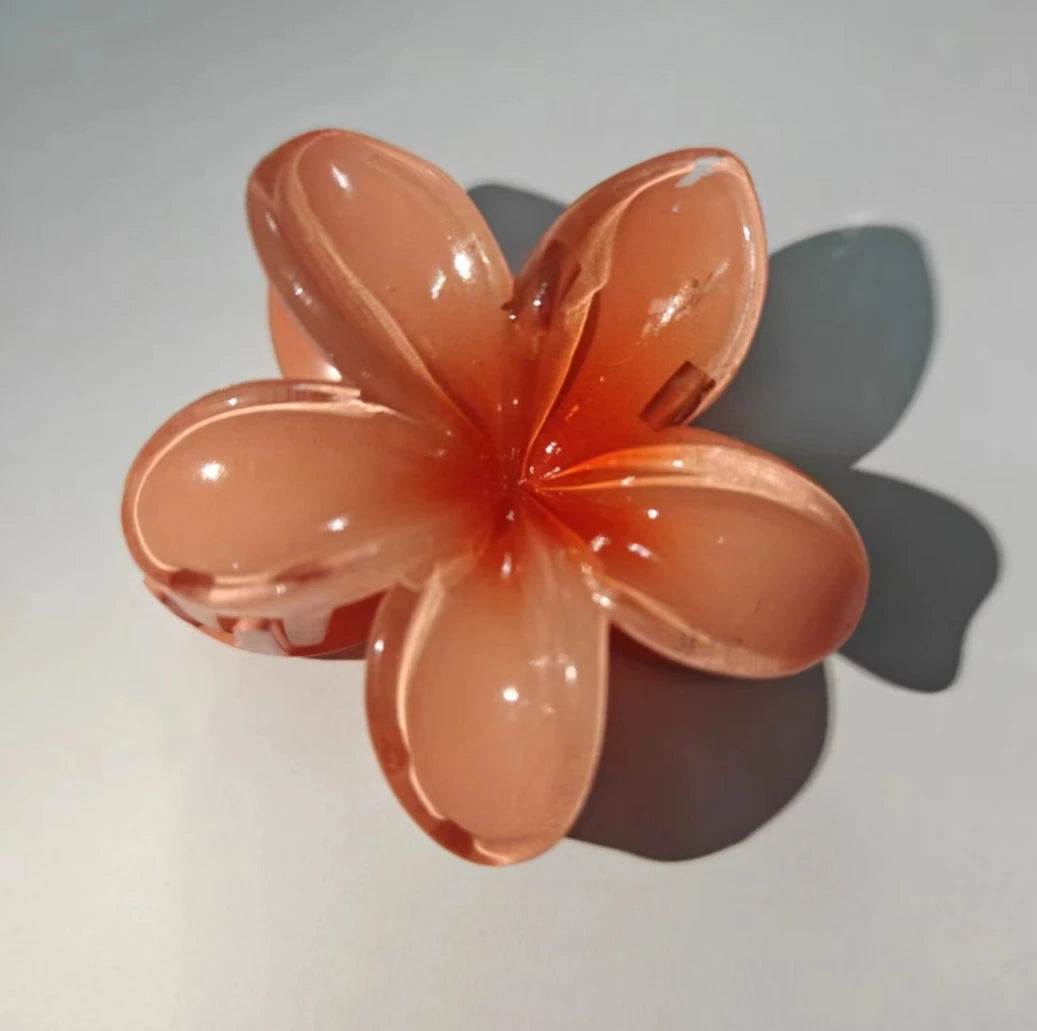 NewFlower Shape Hair Claw Clips for Women Girls Barrette Crab Claw Clip Ponytail Hairpins Bath Beach Headwear Hair Accessories