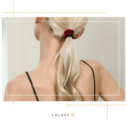 SuyaDream 3pcs/Lot Woman Silk Elastic Hair Loops 19mm 100%Mulberry Silk 1CM Width Silky Hairbands Healthy Smoother Hair Tie