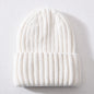 Winter Silk Satin Lined Beanie Hats Women Men Unisex Thick Chunky Cap Striped Warm Soft High Quality Cashmere Knitted Beanie Hat