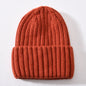 Winter Silk Satin Lined Beanie Hats Women Men Unisex Thick Chunky Cap Striped Warm Soft High Quality Cashmere Knitted Beanie Hat