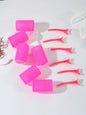 12pcs/set air bar curling iron tube self-adhesive magic roll and bangs hair clip curling styling tool  Special for real hair wig