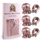 3pc Satin Heatless Curling Rod with Hair Caps, Soft Overnight Curling Rod Headband for Long Hair, DIY Hairstyling Tools