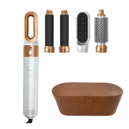 5 in 1 Hair Dryer Hot Comb Set Professional Curling Iron Hair Straightener Styling Tool For Professional Hair Dryer Household