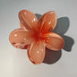 NewFlower Shape Hair Claw Clips for Women Girls Barrette Crab Claw Clip Ponytail Hairpins Bath Beach Headwear Hair Accessories